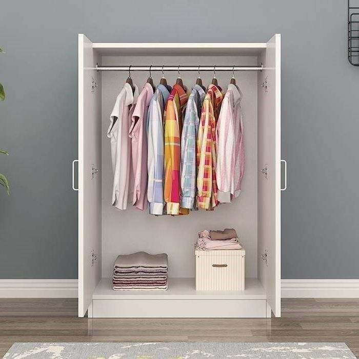 Contemporary Style Wood Wardrobe Soft Close Door Wardrobe Closet for Bedroom