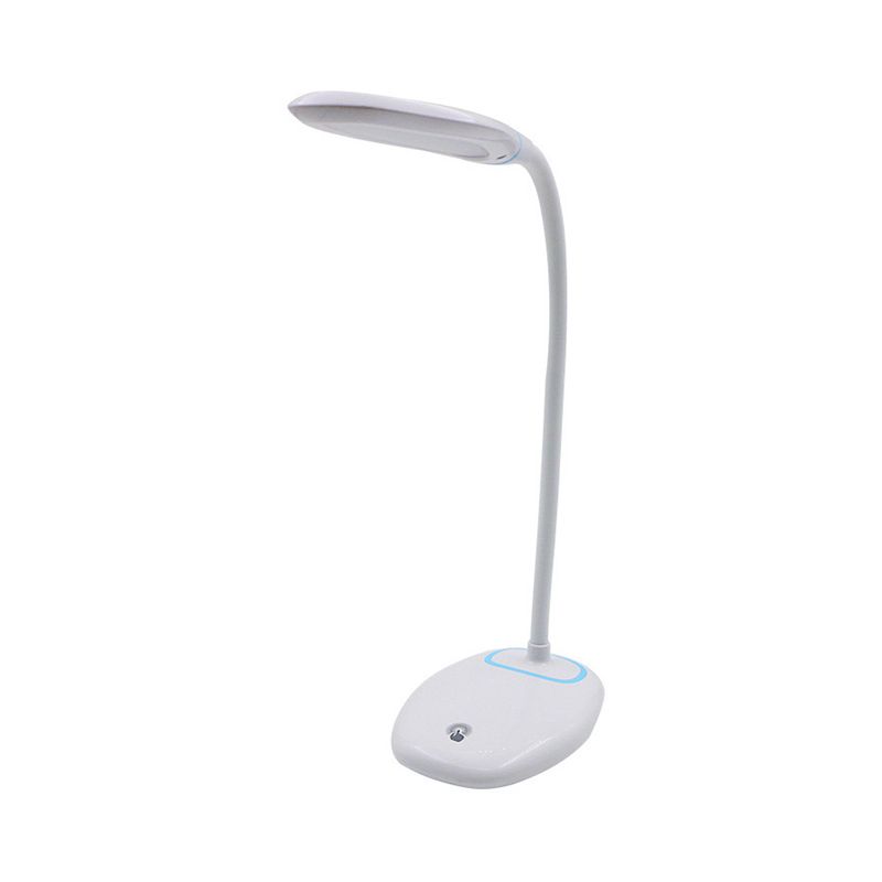 Aanraakregeling stepless dimmende led -bureaulamp USB opladen eenvoudig leeslicht met flexibele metalen arm