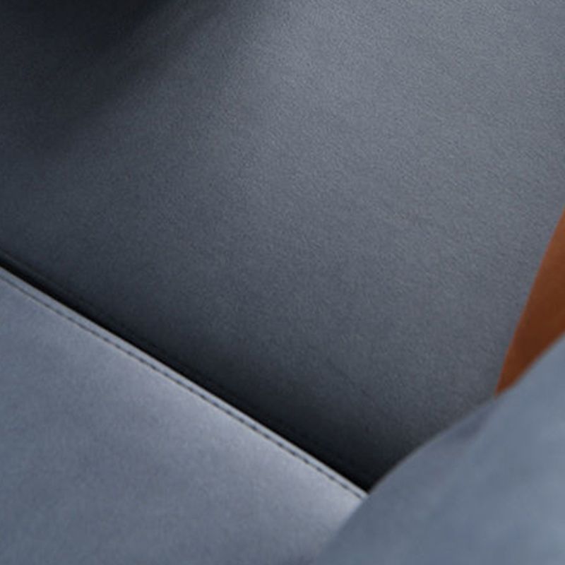 Braccio quadrato in pelle finta 102,36 "d x 62,99" w sezionali H 29.53 "con archiviazione