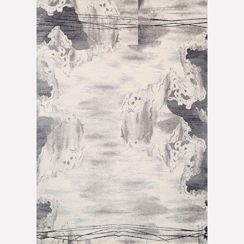 Modern gebied tapijt abstract patroon polyester gebied vloerkleurbestendig gebied tapijt voor woningdecoratie