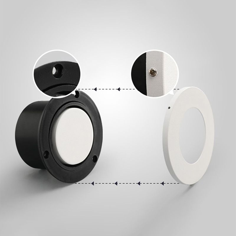 Geometric Shape Metal Wall Sconce Modern Single Light Wall Mounted Light