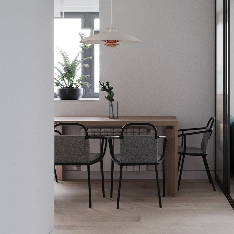 Fliegende Untertasse Metall hängend hängendes nordisches moderne 1 hängende Lampe für Wohnzimmer