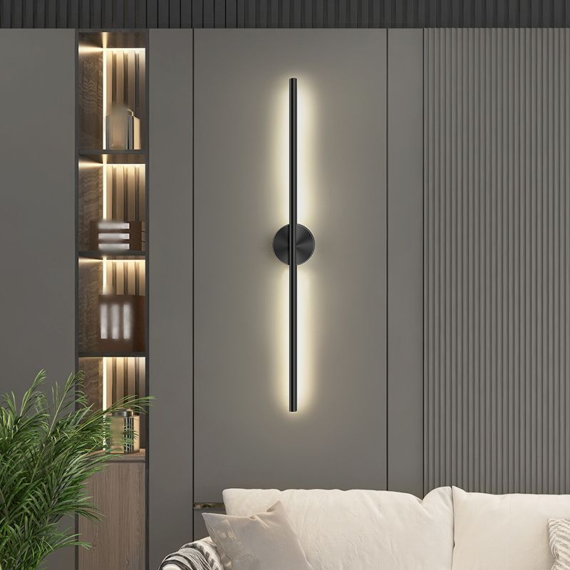 Strip Shape Wall Mount Light Modern LED Wall Sconce Light with Acrylic Shade for Bedside
