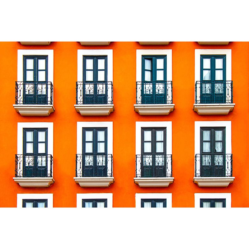 Construction Mural Wallpaper Contemporary Mildew Resistant for Bedroom Decor