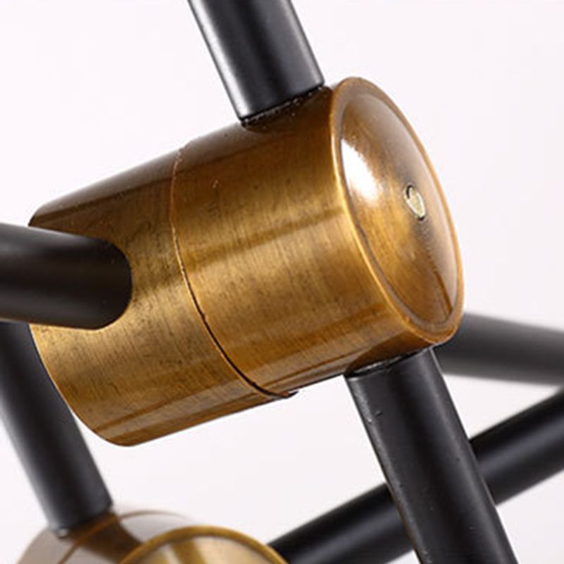 Metal and Glass Chandelier Lighting Fixture Modern Chandelier Pendant Light for Sitting Room