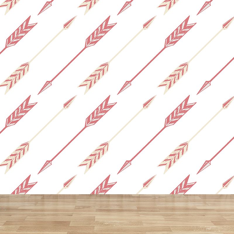 Feather Arrows Wall Mural Modern Decorative Living Room Wall Covering, Personalise