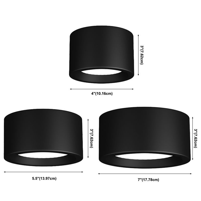 LED Cylindrical Surface Mounted Downlight Nordic Style Indoor Surface Mounted Ceiling Lamp
