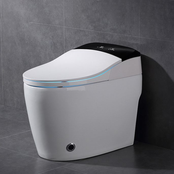 Modern One Piece Toilet Floor Mounted Toilet Bowl with Seat for Washroom