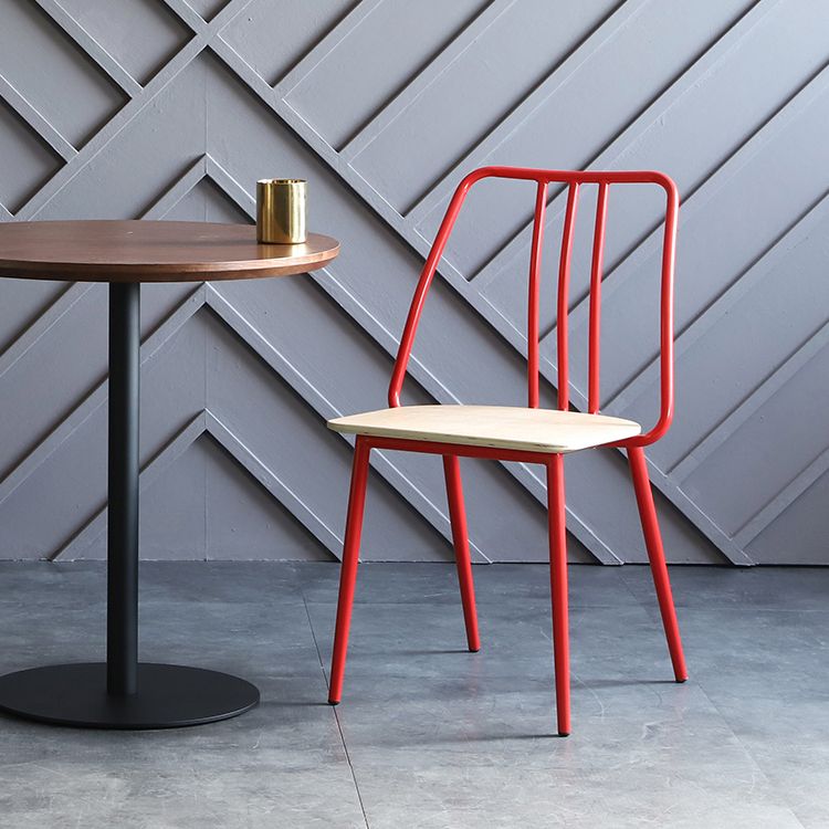 Sillas contemporáneas que cenan la silla sin brazos con las piernas del metal para la cocina