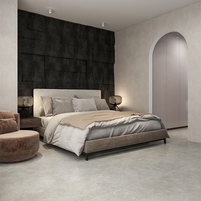 Rectangular Floor Tile Vintage Matte Gray Floor and Wall Tile