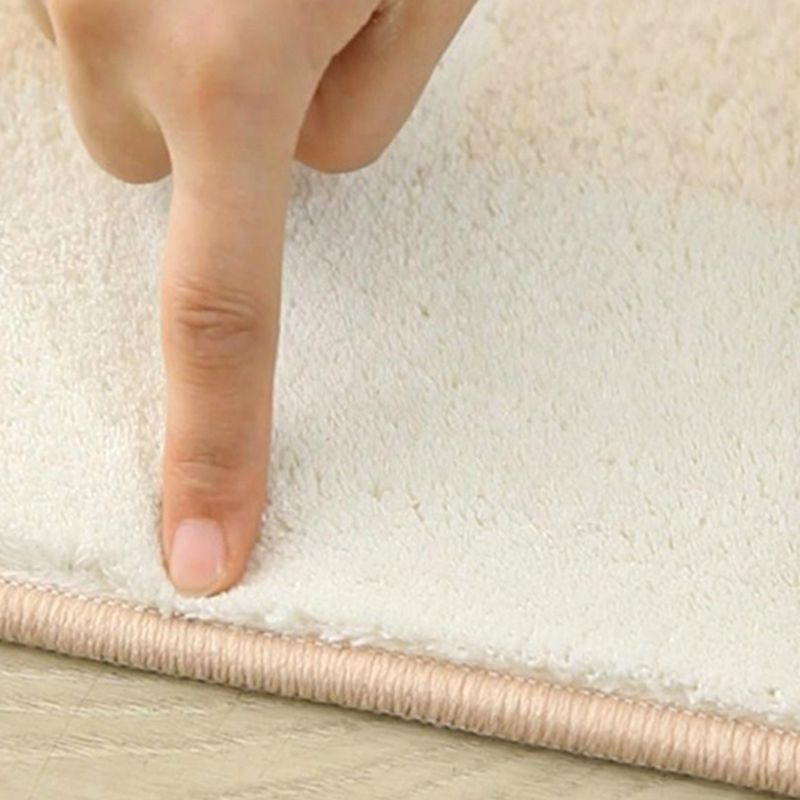 Dark Beige Irregular Line Rug Polyester Modern Rug Non-Slip Backing Rug for Drawing Room