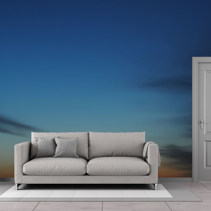 Photo Print Night Sky Mural Wallpaper Non-Woven Modern Wall Covering for Living Room