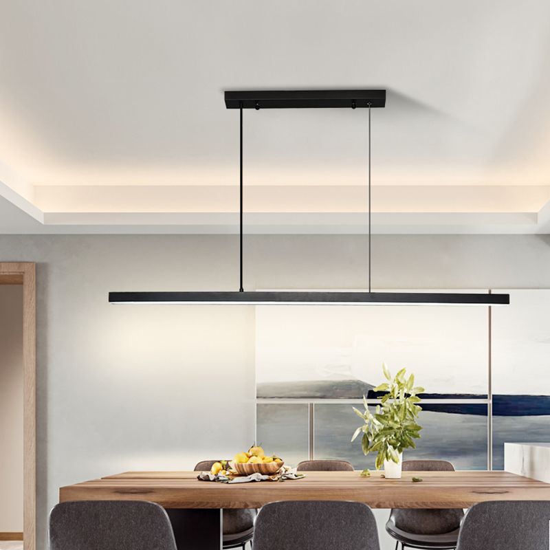 Nordic Modern Style Island Lamp Simple LED Ceiling Chandelier for Dine Room