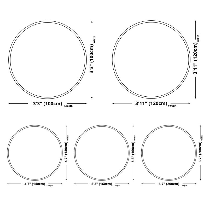 Modern Flamingo Printed Rug Round Polyester Area Carpet Non-Slip Backing Indoor Rug for Living Room