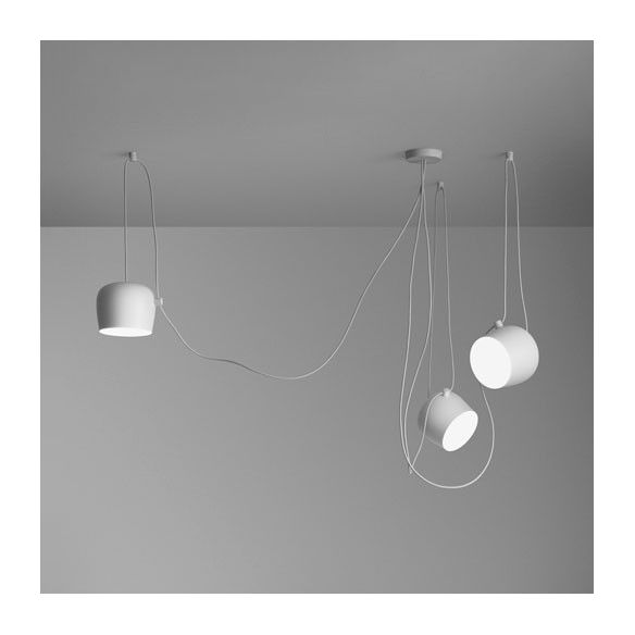 Metall -Swag -Anhänger Light Kit Moderne 3/4 Köpfe hängen hängende Licht in Schwarz/Weiß mit einstellbarem Kabel