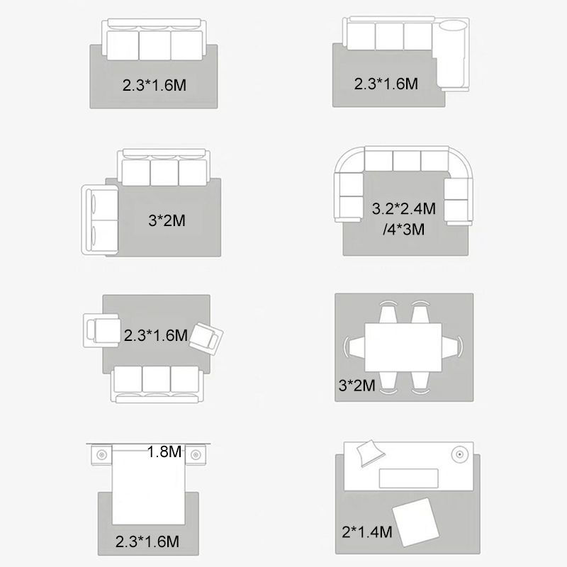 Grey Tie-Dye Print Carpet Modern Polyester Area Rug Stain Resistant Rug for Living Room