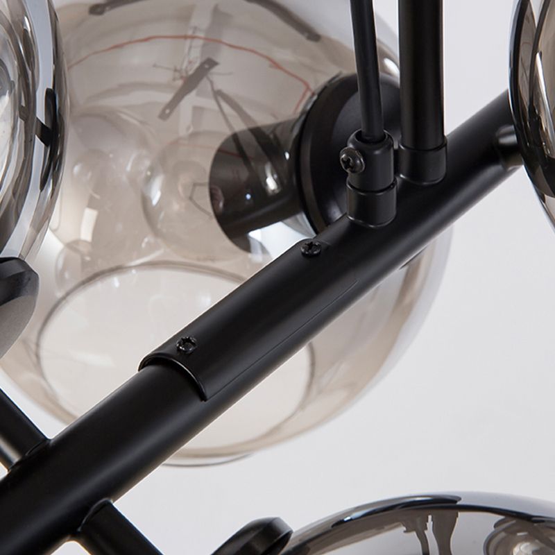 Modern metalen eiland verlichtingsarmaturen