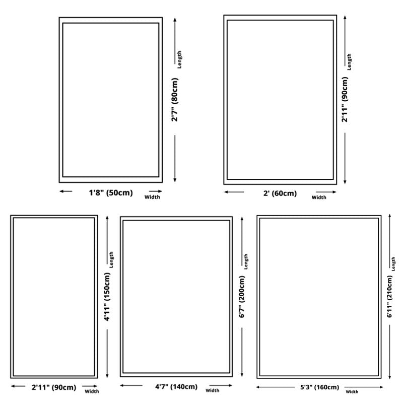 Comfort Plants Pattern Rug Simplicity Modern Rug Polyester Friendly Washable Carpet for Home Decor