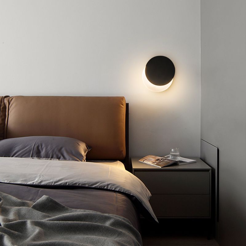 Dormitorio One Head Wall Diconce Metal Postmoderno Muro de pared Luz de luz Medida