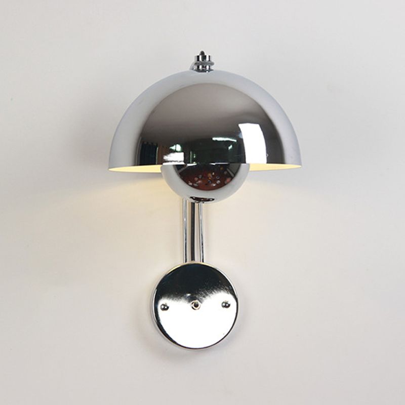 Macaron Wall Light 1-Light Wall Mount Lamp with Metal Shade for Bedroom