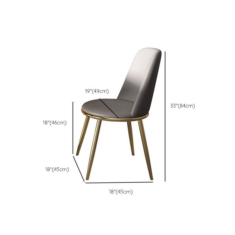 Modern Dining Table Set 1/5/7 Pcs Sintered Stone Dining Table with Armless Chairs