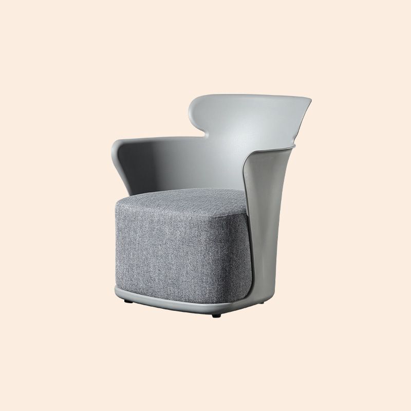 Arms Included Chair 27.5" L x 23.6" W x 29.9" H Linen Chair for Living Room
