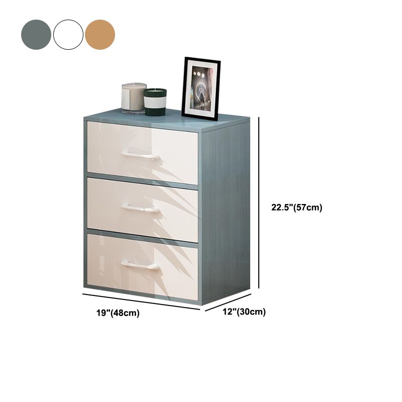Contemporary Rectangle Standard Gloss Finish with Drawer Chest