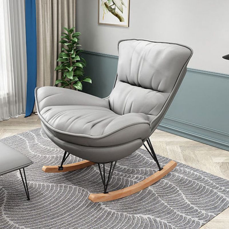 Leisure Recliner Sofa Chair Single Fabric Lounge Rocking Chairs