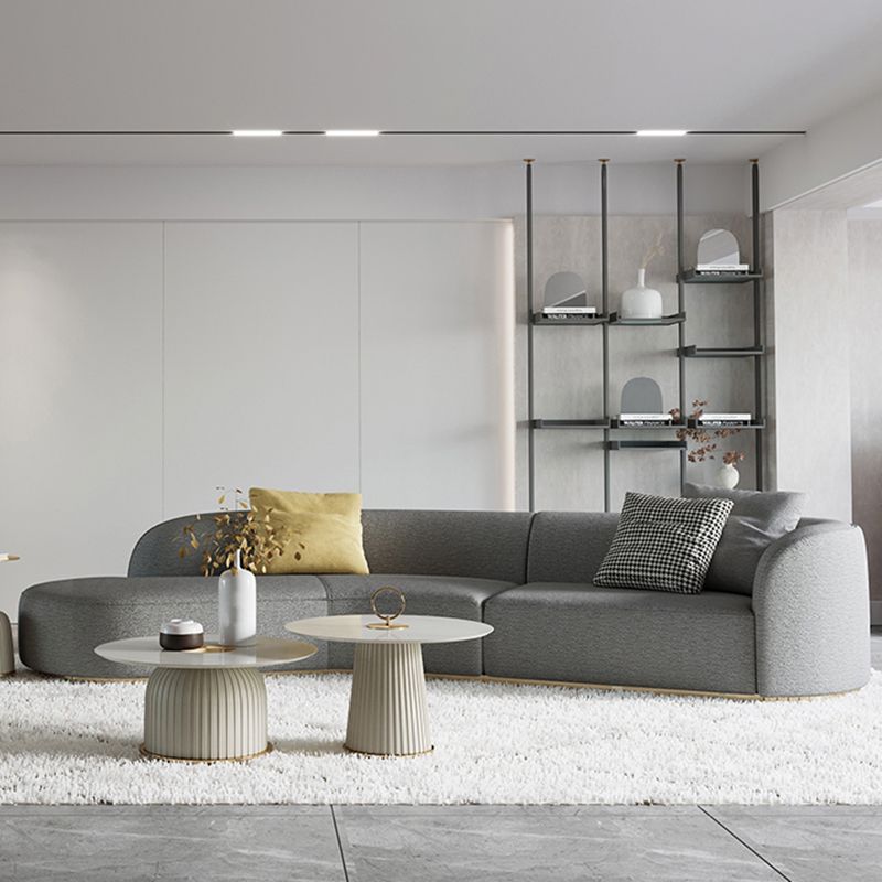 Divano posteriore a miscela in poliestere ultramoderna 27,56 "di divano ad alto smoking