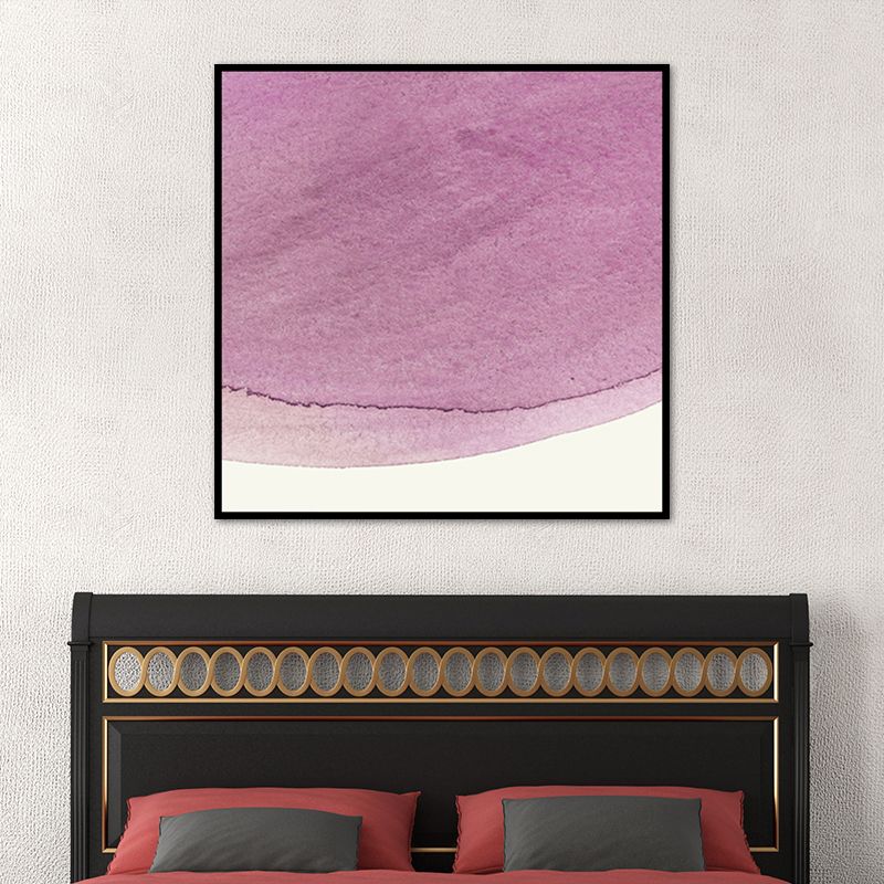 Zachte kleur moderne kunst canvas aquarel schilderij voor eetkamer, meerdere maten opties