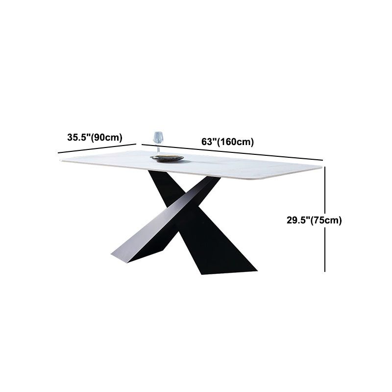 Scandinavian 1/4/5/7 Pcs Dining Chairs Set Sintered Stone Dining Room Set for Home