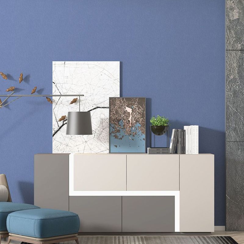 Unpasted Wallpaper Roll Soft Color Non-Woven Cloth Textured Plain Nordic Wall Art