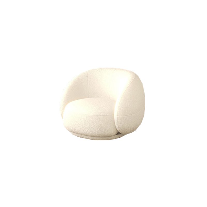 Contemporary Tight Back Settee Bench Curved Settee Couch in Grey/white