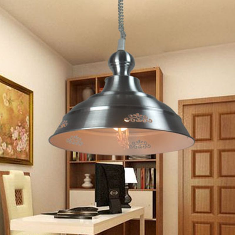 Illuminazione a sospensione in alluminio industriale 1 sala da pranzo lampada sospesa telescopica