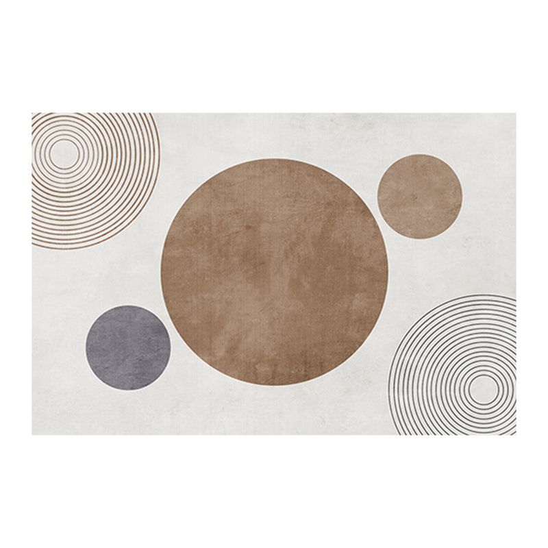 Pink Nordic Teppich Polyester Farbe Stück Teppich Flecken widerstandsfähiger Teppich für Wohnzimmer