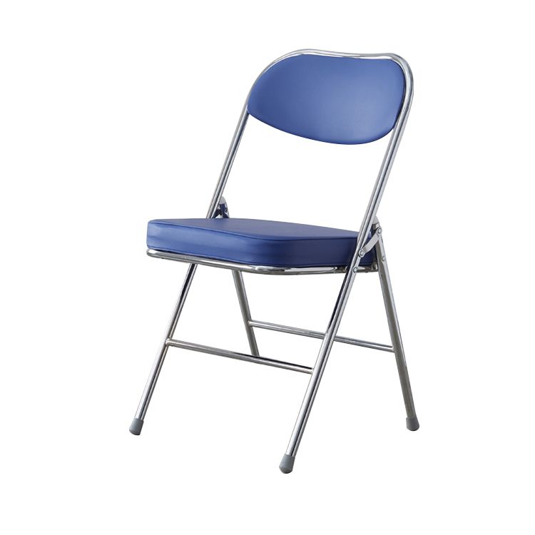 Chaise d'intérieur et d'extérieur moderne, chaises d'appoint de salle à manger à dossier ouvert sans accoudoirs en métal