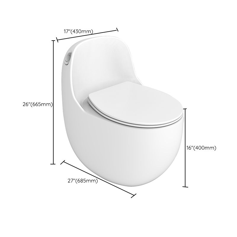 Floor Mounted Siphon Jet Urine Toilet One Piece Toilet Modern Toilet