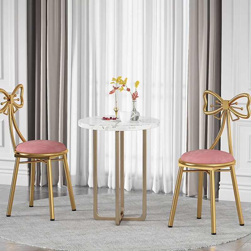 Silla de comedor tapizada de estilo escandinavo, silla con respaldo abierto, silla individual