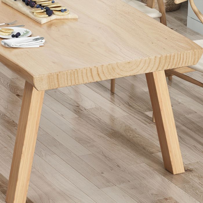 Modern Dining Set 1/2/5/7 Pcs Rectangle Solid Wood Dining Table and Chairs