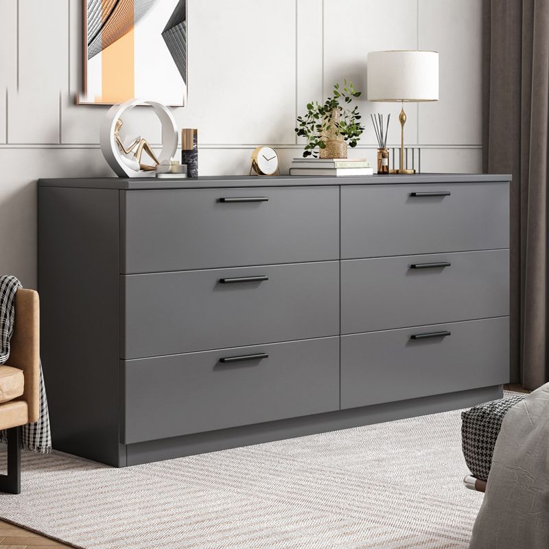 Contemporary Chest Wood Storage Chest Dresser for Bedroom 15.7" W