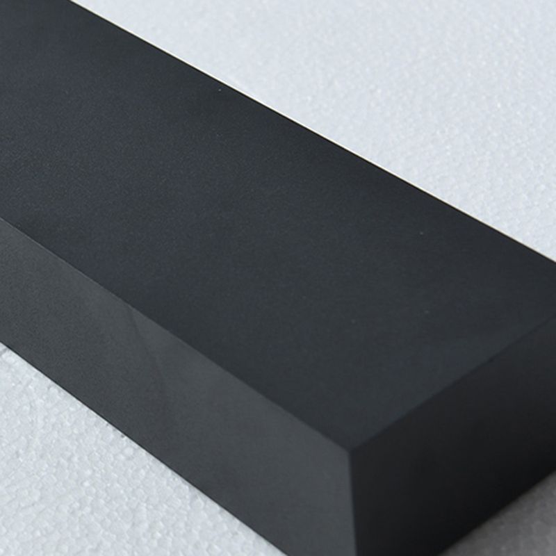 Modern Black Wall Lamp LED Wall Mount Lamp with Glass Shade for Garden