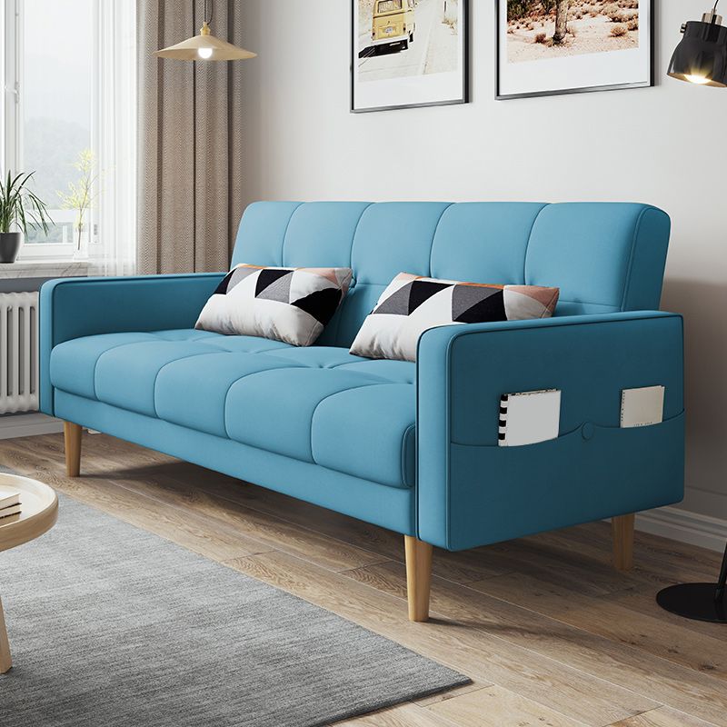 Zeitgenössisches Keks -Rücken -Sofa 22,44 "Hochquadrat -Armsofa Bett