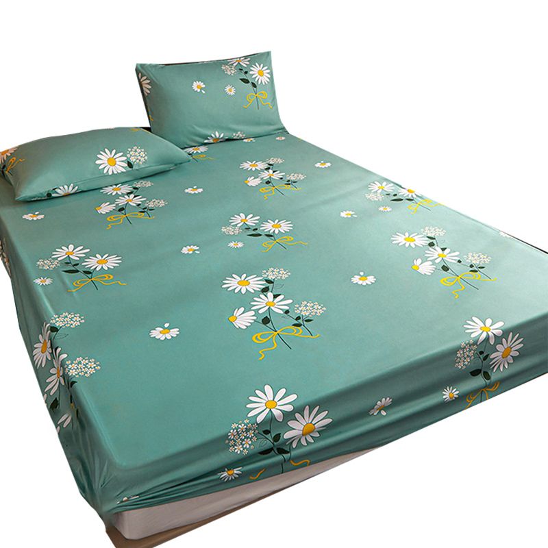 1 and 2 Piece Floral Bed Sheet Cotton Blend Dust Mite Resistant Bed Sheet Set