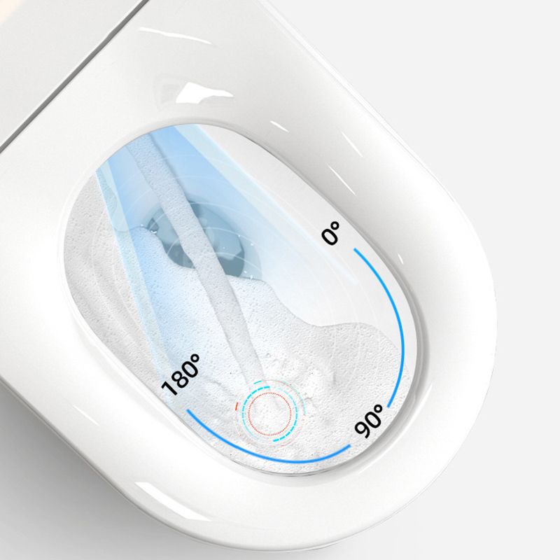 Modern Floor Mounted Toilet Bowl ABS Siphon Jet All-In-One Toilet