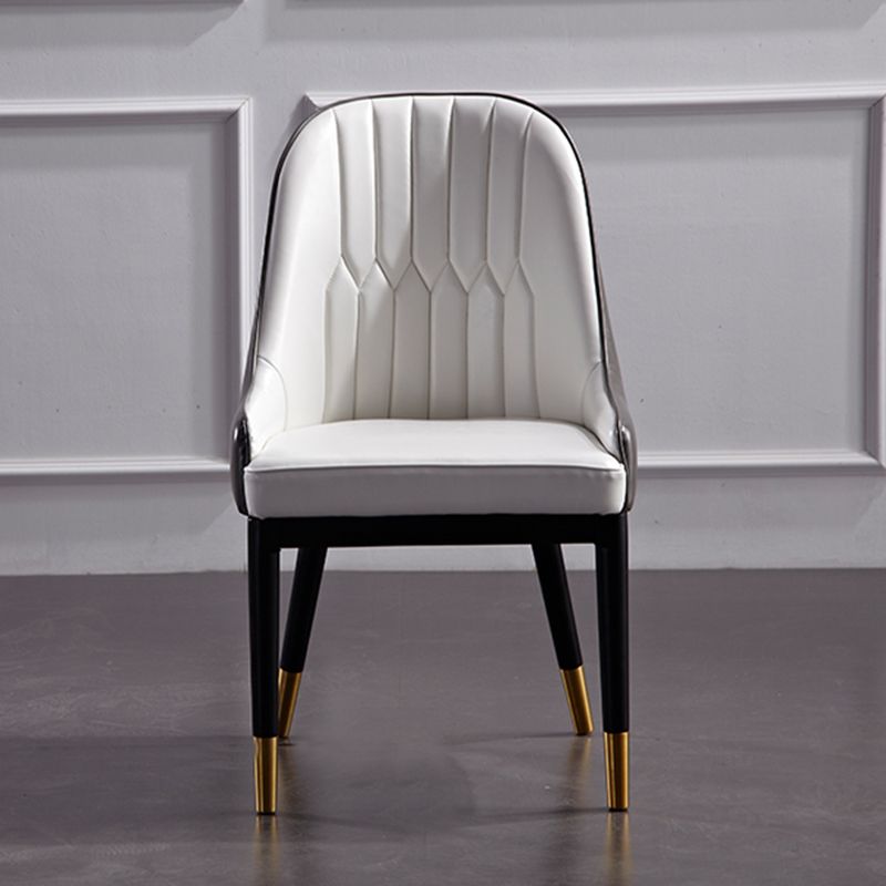 Dining Room Side Chairs Glam Solid Wood Kitchen Armless Chair for Home