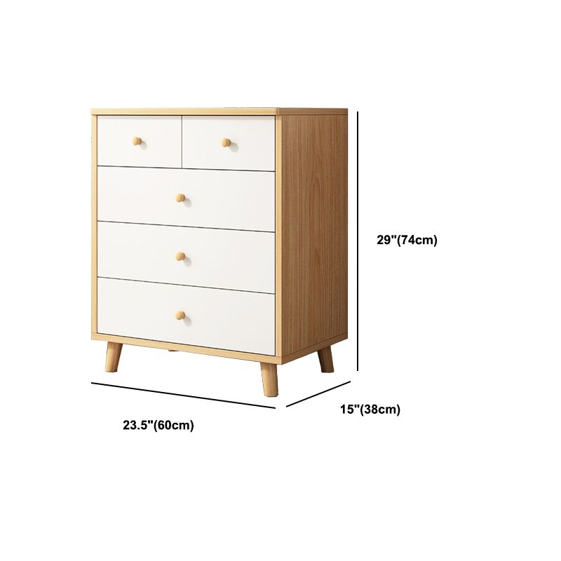 14.96" Wide Modern Wood Accent Chest with Drawer Rectangle Accent Cabinet