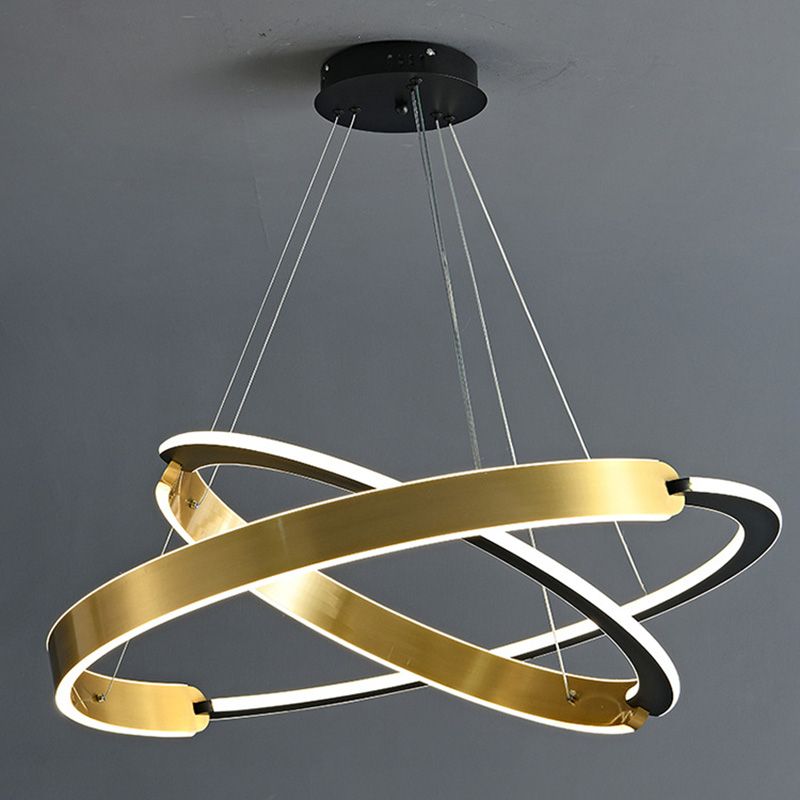 Postmodern Chandelier Pendant Light Round Suspension Light for Living Room Dining Room