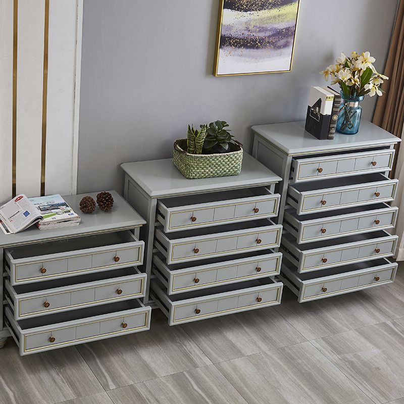 15.6-inch W Traditional Dresser Solid Wood Storage Chest with 3/4/5 Drawers