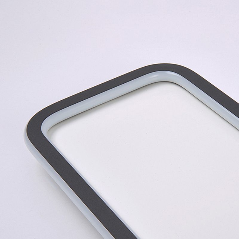 Rectangle Shape Metal Wall Light Modern Style 1 Light Wall Mounted Lamp