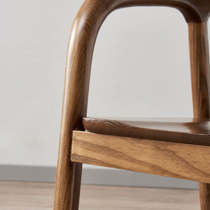 Traditional Style Dining Chairs Kitchen Arm Dining Chair with Wooden Legs